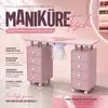 Rosa Manikürtisch Nageltisch mit Absaugung und 8 x Produktbild-Vorschau 9