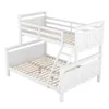 Merax Etagenbett 90x200cm/140x200cm mit Rausfallschutz und Produktbild-Vorschau 9