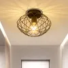 ZMH Stropné bodové svietidlo Čierna chodbová lampa 1 Plameň Náhľad obrázku produktu 8