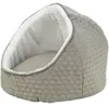 TRIXIE Höhle Livia - taupe/creme - ø 45 × 33 cm Produktbild-Vorschau 1