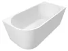 Aqualine TIBERA R Stehende Eckbadewanne 140x70cm, weiß Produktbild-Vorschau 1