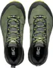 Oberansicht der Rush Trail GTX Wmn Fast Hiking Schuhe von Scarpa in Olivgrün mit gelben Schnürsenkeln. Produktbild-Vorschau