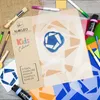Schablonen Malen für Kinderzimmer, 5 Stück Set 9x9 bis Produktbild-Vorschau 4