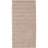 A beige towel with a striped pattern and decorative borders at the top and bottom. Anteprima dell’immagine prodotto