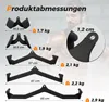 COSTWAY sada 5 rukovätí Rude pre lanový stroj, lanové Náhľad obrázku produktu 2