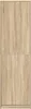 A full-length image of a wooden wardrobe with two doors. Produktbild-Vorschau