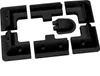 7er Set ABS Solarmodul Eck Halter schwarz Halterung Produktbild-Vorschau 1