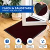 Gentle North Hochwertige Fußmatte rot-schwarz 40x60 groß Produktbild-Vorschau 2