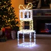 Pudełka na prezenty LED COSTWAY 90 cm, 3 piętrowe pudełka Podgląd zdjęcia produktu 9