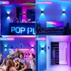 4 x Moderne RGB Led Wandleuchte 5W 16 Farben Dimmbar Produktbild-Vorschau 6