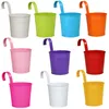 Yaheetech 10er Hängetöpfe Set Pflanztopf Blumentopf Produktbild-Vorschau 6