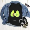 Mr. & Mrs. Panda Größe XL T-Shirt Avocado Pärchen - Schwarz Produktbild-Vorschau 2
