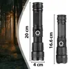 Taktická LED svítilna s baterií – Výkonná vojenská svítilna Náhled obrázku produktu 5
