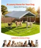 SucceBuy Chenil pour chien 3 x 3 x 2,15 m avec serrure de Voir les images du produit 4