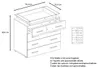 Vladon Sideboard Pavos V2, Kommode mit 4 Schubladen und Produktbild-Vorschau 7