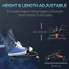 HOMCOM Mini-Heimtrainer, statische Pedale mit verstellbarer Produktbild-Vorschau 4