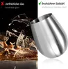 com-four® 4x Weinglas aus Edelstahl - Weinbecher 500 ml für Produktbild-Vorschau 4