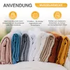 Musselin Decke 150x200 cm BLAU – EINLAGIG 100% Baumwolle Produktbild-Vorschau 2