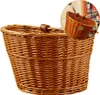 Wicker Handgewebt Fahrrad vorne Lenker Korb Fahrrad Fracht Produktbild-Vorschau 3