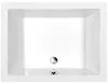 DEEP tiefe Duschwanne, rechteckig 100x75x26cm, Weiß Produktbild-Vorschau 2