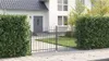 vidaXL Doppeltor mit Schloss Woerden Grau 299,5 x 199,5 cm Produktbild-Vorschau 4