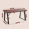 HOMAVO Table de repas 140x80x75 cm - Design moderne, métal Voir les images du produit 7