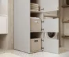 Hoge kast, badkamerkast Beatrice, 187 x 45 x 65 cm. Wasrek, Productafbeelding-voorbeeld 6