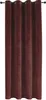 Vorhang Ösen Bordeaux 140x175 cm Verdunkelung Samt weich Produktbild-Vorschau 1