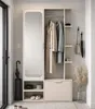 AX LIVING Garderobe Nemrut Beige mit Spiegel – Flurmöbel Produktbild-Vorschau 9