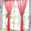 Feste Farbe Tüll Voile Tür Fenster Vorhang Vorhang Panel Produktbild-Vorschau 7