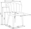 Halmar Essensstuhl K386 - dunkelgrau / schwarz Produktbild-Vorschau 11