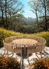 Bank Round Teak Natur 200 x 53 x 92 cm Produktbild-Vorschau 10