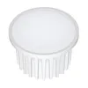 A white LED light module with a ribbed base and a translucent top, shown from a top-down diagonal angle on a white background. Produktbild-Vorschau