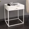 riess-ambiente Industrial Beistelltisch SLIM LINE 50cm weiß Produktbild-Vorschau 1