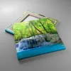 Bild auf Leinwand - Leinwandbild - Wasserfall Wald Umwelt - Produktbild-Vorschau 2