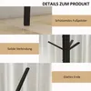 HOMCOM Garderobenständer Standgarderobe Kleiderständer Produktbild-Vorschau 5