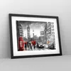 Gerahmtes Poster - Schwarzer Rahmen - London Bus - 40x30 cm Produktbild-Vorschau 8