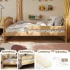 Kinderbett Leo mit Rausfallschutz und Lattenrost | 160x80 Produktbild-Vorschau 2