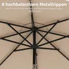 Parasol ogrodowy COSTWAY 300 cm z oświetleniem LED, 8 Podgląd zdjęcia produktu 6
