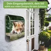 banjado Design Briefkasten Stahl silber mit Zeitungsfach Produktbild-Vorschau 3
