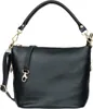 Kleine Damen Lederhandtasche Vezze Molla Schwarz Produktbild-Vorschau 1