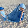 Musselin Decke 150x200 cm BLAU – EINLAGIG 100% Baumwolle Produktbild-Vorschau 7