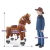 PonyCycle Reitpferd auf Rollen für Kleinkinder 4-7 Jahre Produktbild-Vorschau 7