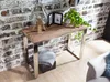 FineBuy Tavolino da salotto 115x76x46 cm in legno massello Anteprima dell’immagine prodotto 4