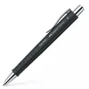 A black Faber Castell ballpoint pen with silver accents is shown against a white background. Anteprima dell’immagine prodotto