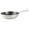 Wokpfanne Edelstahl 30 cm – Tiefer Induktions-Wok mit Produktbild-Vorschau 3