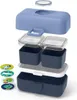 MONBENTO Kinder Brotdose TRESOR 16 x 9.2cm Blau Lunch Produktbild-Vorschau 3