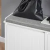 SoBuy FSR98-XL-W Výklopný botník se 2 klapkami Lavice na Náhled obrázku produktu 8