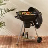sweeek - Holzkohlegrill Ø57cm - Schwarz Produktbild-Vorschau 9