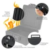 HMF Feuerfeste Wasserdichte Dokumentenbox für Ordner DIN A4/B4; 17 x39 x 36, 5 cm in Schwarz Produktbild-Vorschau